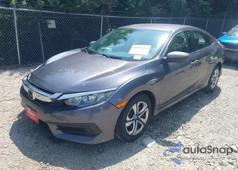 2017 Honda Civic Lx from USA, damaged, VIN 19XFC2F55HE070872